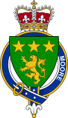 British Garter Coat of Arms for Moore (Ireland)