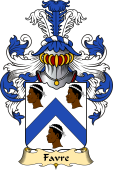 French Family Coat of Arms (v.23) for Favre