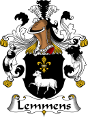 German Wappen Coat of Arms for Lemmens