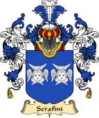 Italian Family Coat of Arms (v.25a) Serafini