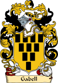 English or Welsh Family Coat of Arms (v.23) for Gabell (Winchester)
