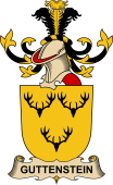 Republic of Austria Coat of Arms for Guttenstein
