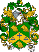 English or Welsh Coat of Arms for Peak (or Peake) 1668