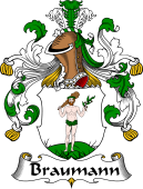 German Wappen Coat of Arms for Braumann
