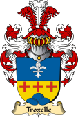 v.23 Coat of Family Arms from Germany for Troxelle