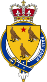 Families of Britain Coat of Arms Badge for: Faulkner (Ireland)