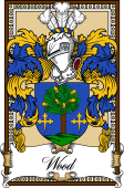 Scottish Coat of Arms Bookplate for Wood (Bonnyton, Scotland)