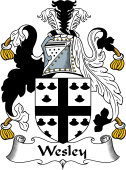 English Coat of Arms for Wesley