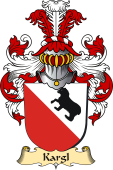 v.23 Coat of Family Arms from Germany for Kargl