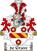 Dutch Coat of Arms for de Grave