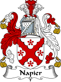 English Coat of Arms for Napier