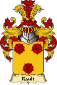 French Family Coat of Arms (v.23) for Rault or Rheault