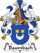 German Wappen Coat of Arms for Baumbach