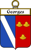 French Coat of Arms Badge for Georges