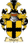 English Coat of Arms (v.23) for the family Mohun or Moynes