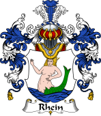German Wappen Coat of Arms (v.25) Rhein