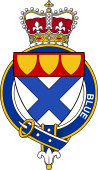Families of Britain Coat of Arms Badge for: Blue or Blaw (Scotland)