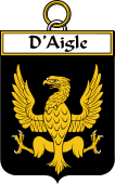 French Coat of Arms Badge for d'Aigle