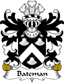 Welsh Coat of Arms for Bateman (of Honeyborough, Pembrokeshire)