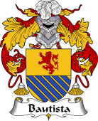 Spanish Coat of Arms for Bautista or Baptista