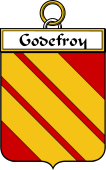 French Coat of Arms Badge for Godefroy
