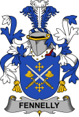 Irish Coat of Arms for Fennelly or O'Fennelly