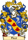 English or Welsh Family Coat of Arms (v.23) for Fleet (London 1691)