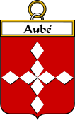 French Coat of Arms Badge for Aubé