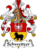 German Wappen Coat of Arms for Schweitzer