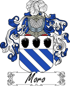 Araldica Italiana Coat of arms used by the Italian family Moro