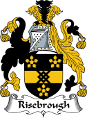English Coat of Arms for the family Risebrow or Risebrough