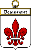French Coat of Arms Badge for Beaumont