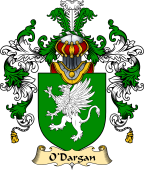 Irish Family Coat of Arms (v.25) O'Dargan, MacDeargan
