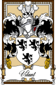Scottish Coat of Arms Bookplate for Vilant
