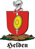 German shield on a mount for Helden