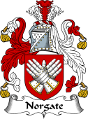 English Coat of Arms for the family Norgate