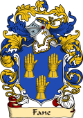 English or Welsh Family Coat of Arms (v.23) for Fane (Fullbeck, Lincolnshire)