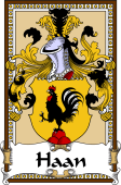 German Coat of Arms Wappen Bookplate  for Haan