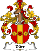German Wappen Coat of Arms for Dürr