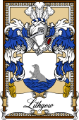 Scottish Coat of Arms Bookplate for Lithgow