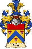 French Family Coat of Arms (v.23) for Picot