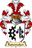 v.23 Coat of Family Arms from Germany for Rademaker