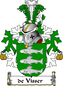 Dutch Coat of Arms for de Visser